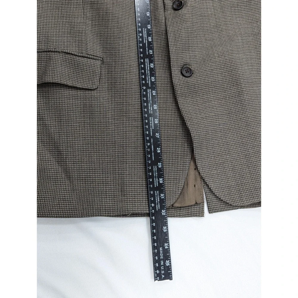 Pronto Uomo Birdseye Blazer Sport Coat Two Button Wool Suit Jacket 54R 54
